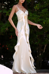 Paige 3D Floral Halter Maxi Dress